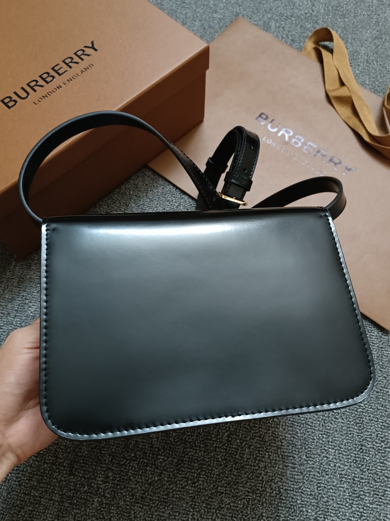 Burberry - TB Lock Bag - Crossbody Bag - Image 3