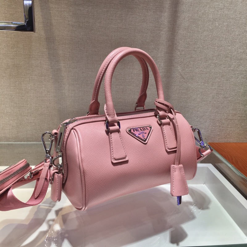 Prada - Boston - Saffiano Leather Boston Bag - Image 3