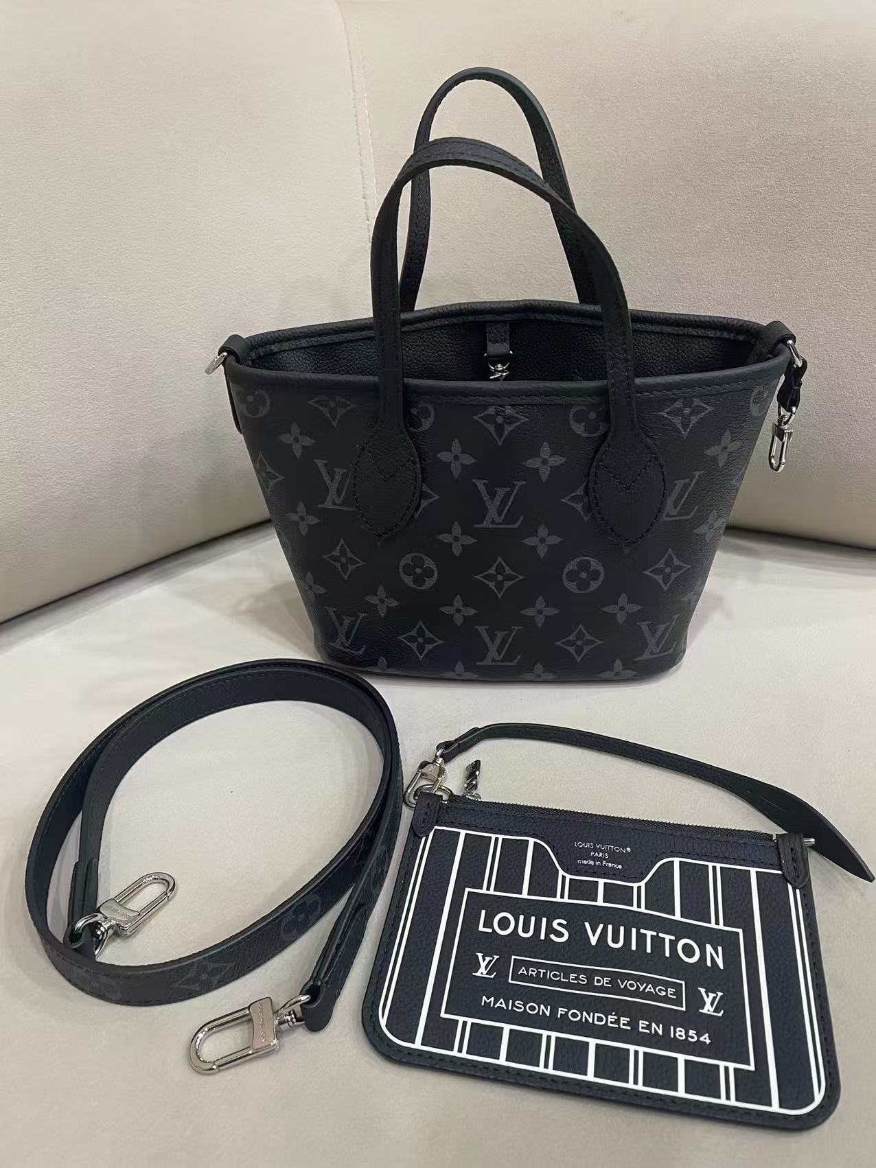 Louis Vuitton - Neverfull - Neverfull Bandoulière Inside Out BB Monogram Eclipse - Image 2